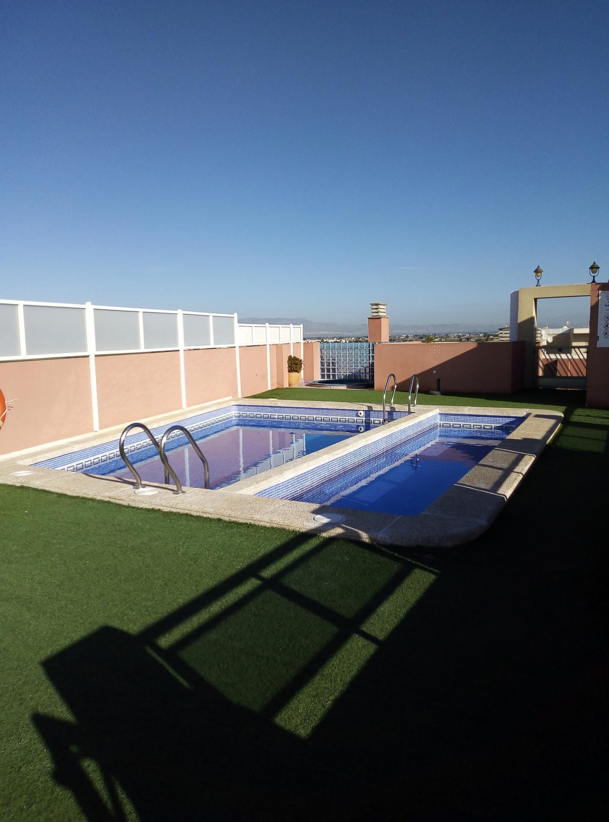 FULLY FURNISHED Apartment! It has a swimming pool, large solarium and communal terraces
